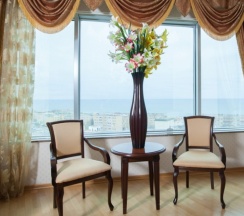 Двухместный люкс с красивым видом из окна двуспальная кровать в Grand Hotel Victory
