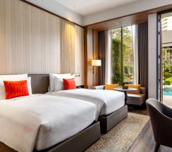 Двухместный Pool Access номер Deluxe 2 отдельные кровати в Villa Deva Resort & Hotel Bangkok