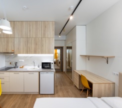 Студия на цокольном этаже в Кarl House