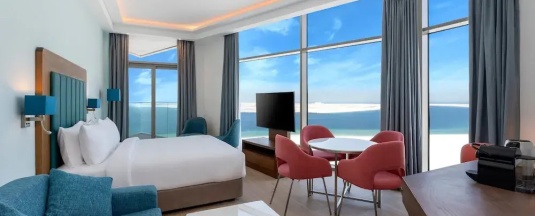 Двухместный полулюкс с видом на море (двуспальная кровать) в Park Regis By Prince Dubai Islands