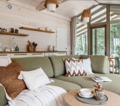 Дом Кедр с баней и купелью в Timeless