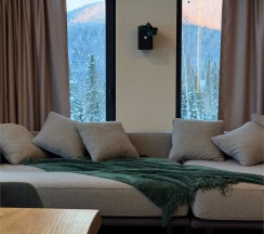 Дом «GOLD» с банным чаном на террасе в Luxe House