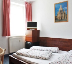 Одноместный номер Standard с красивым видом из окна в Pension Pieschen Dresden