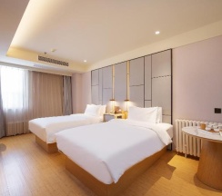 Двухместный номер Standard 2 отдельные кровати в JI Hotel Harbin Zhongyang Street Youyi Road