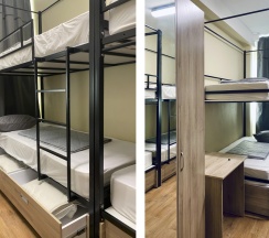 Кровать в общем номере (женский номер) в Koltsovo inn