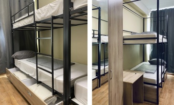 Кровать в общем номере (мужской номер) в Koltsovo inn