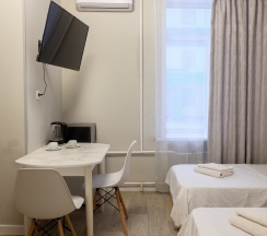 Люкс с раздельными кроватями и кухней в Pastel