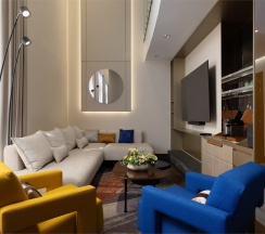 Номер Grand Duplex двухуровневый, вид на море - с двуспальной кроватью, раскладным диваном в Swissotel Resort Сочи Камелия