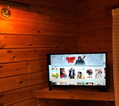 Апартаменты с красивым видом из окна в Log Cottage Tomato