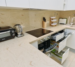 Апартаменты 56 с романтичным интерьером в Панорама парк