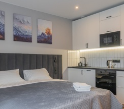 Семейная студия в 3 минутах от метро и вокзала в SalutApart 2W Энергетиков 2/2