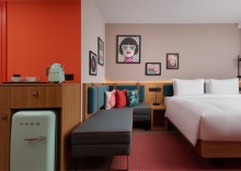 Стандартный номер с кроватью Queen size и диваном в Hampton by Hilton Moscow Rogozhsky Val