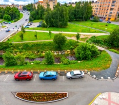 Студия с красивым видом из окна в Апартаменты Welcome Karelia  Riverside в Центре
