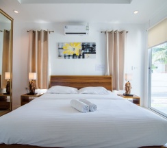 Вилла с 3 комнатами с красивым видом из окна в Отель The Oriental Beach Pearl