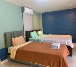 Двухместное бунгало двуспальная кровать в Rayonghouse Resort