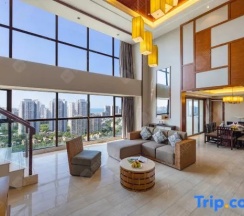 Люкс Deluxe Дуплекс с красивым видом из окна в Sanya Phoenix Waterside Gloria Resort