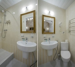 Эконом (номер 1-й категории) с окном на уровне 1,80 м от пола в Catherine Art Hotel