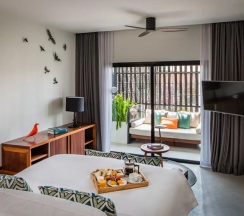 Двухместный номер Deluxe Kingfisher двуспальная кровать в The Aviary Hotel