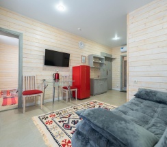 Номер люкс комфорт с 1 двуспальной кроватью в Даховская долина