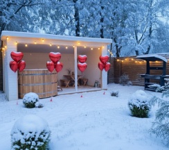 Tiny Панорама 40м² - дом повышенного комфорта: заезд с 16:30, выезд до 13:30 в Aframe Happy