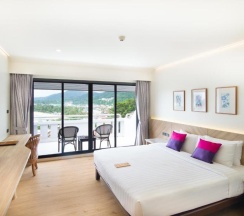 Двухместный номер Deluxe с видом на море 2 отдельные кровати в Отель Orchidacea Resort
