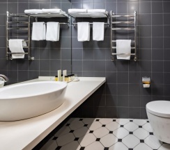 Двухместный номер Стандарт с видом на реку 2 отдельные кровати в Tulip Inn Rosa Khutor