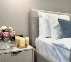 Двухместные апартаменты c 1 комнатой (двуспальная кровать) в Квартира Эксклюзивная новая для вас в центре Пятигорска