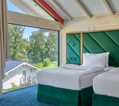 Шале c двумя раздельными кроватями 2-я линия в Маральник Altai Palace