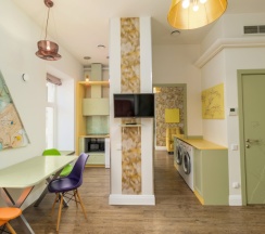 Двухкомнатные апартаменты "Янтарь" с кухней и видом на собор Петра и Павла в Orfei Hotel