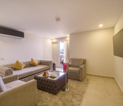 Семейный люкс с балконом и с видом на море в Seagull Beach Resort Families & Couples Only - All Inclusive