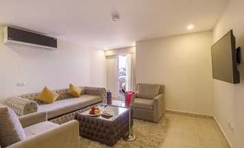 Семейный люкс с балконом и с видом на море в Seagull Beach Resort Families & Couples Only - All Inclusive