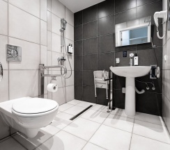 Стандарт с большой кроватью для маломобильных гостей в Delta Sirius