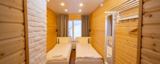 Двухместный номер Эконом 2 отдельные кровати в 45 причал