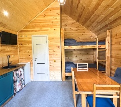 Шале 2. Четырёхместный номер комфорт с видом на лес в Белый волк