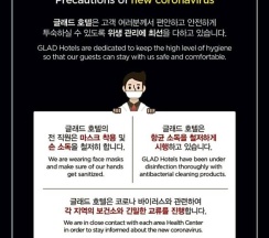 Двухместный номер Deluxe 2 отдельные кровати в Glad Live Gangnam