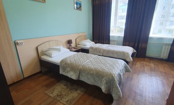 Двухместный номер с 2 односпальными кроватями в Hotel юг