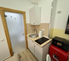 2-местный 1-комнатный номер студия стандарт с 1 двуспальной кроватью в Апарт-отель