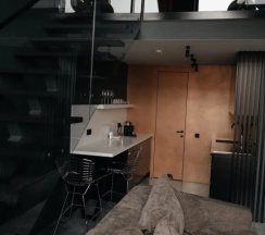 Двухместные апартаменты Premium (двуспальная кровать) в Апартаменты Four Rooms Нуар 320