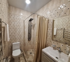 Премиум Люкс с кроватями TWIN/DBL и большой террасой с видом на горы в Цитрус