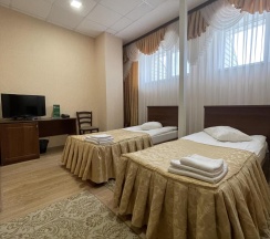 Номер комфорт с 2 односпальными кроватями (мансарда) в Рязань