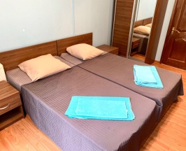 Двухместный номер Standard с балконом двуспальная кровать в Москвичка