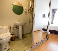 Одноместный номер Deluxe в Ducati Bike Box Hostel