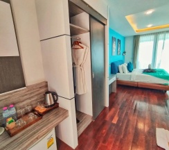 Двухместный номер Jacuzzi Deluxe с видом на океан двуспальная кровать в PP Mountain Beach Resort and Waterpark