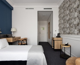 Стандартный номер с видом на город и двумя отдельными кроватями в Королева Луиза