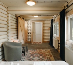 Double Room с двуспальной кроватью  (к1R1-2) в Шале Леший