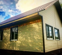 Четырёхместный коттедж с красивым видом из окна в Велия