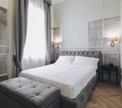 Одноместный люкс Deluxe двуспальная кровать в Gregorini Bingham Art Luxury Suites