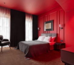 Двухместный номер Superior (двуспальная кровать) в Апартаменты Red room в NikolaevBuilding