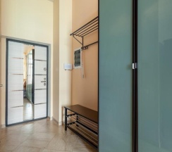 Апартаменты стандарт с двуспальной кроватью кв. 102а в Deluxe apartments