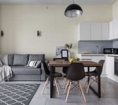 Family апартамент для 6-ти гостей с видом на город в Sv Loft Apart